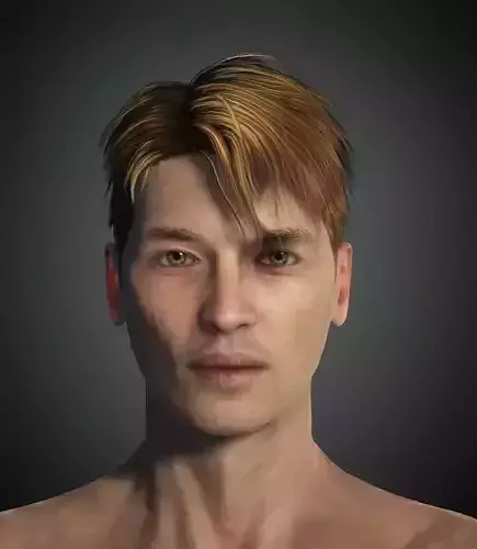 Realistic Young MAN-Male-Human Rigged Low-poly 3D model