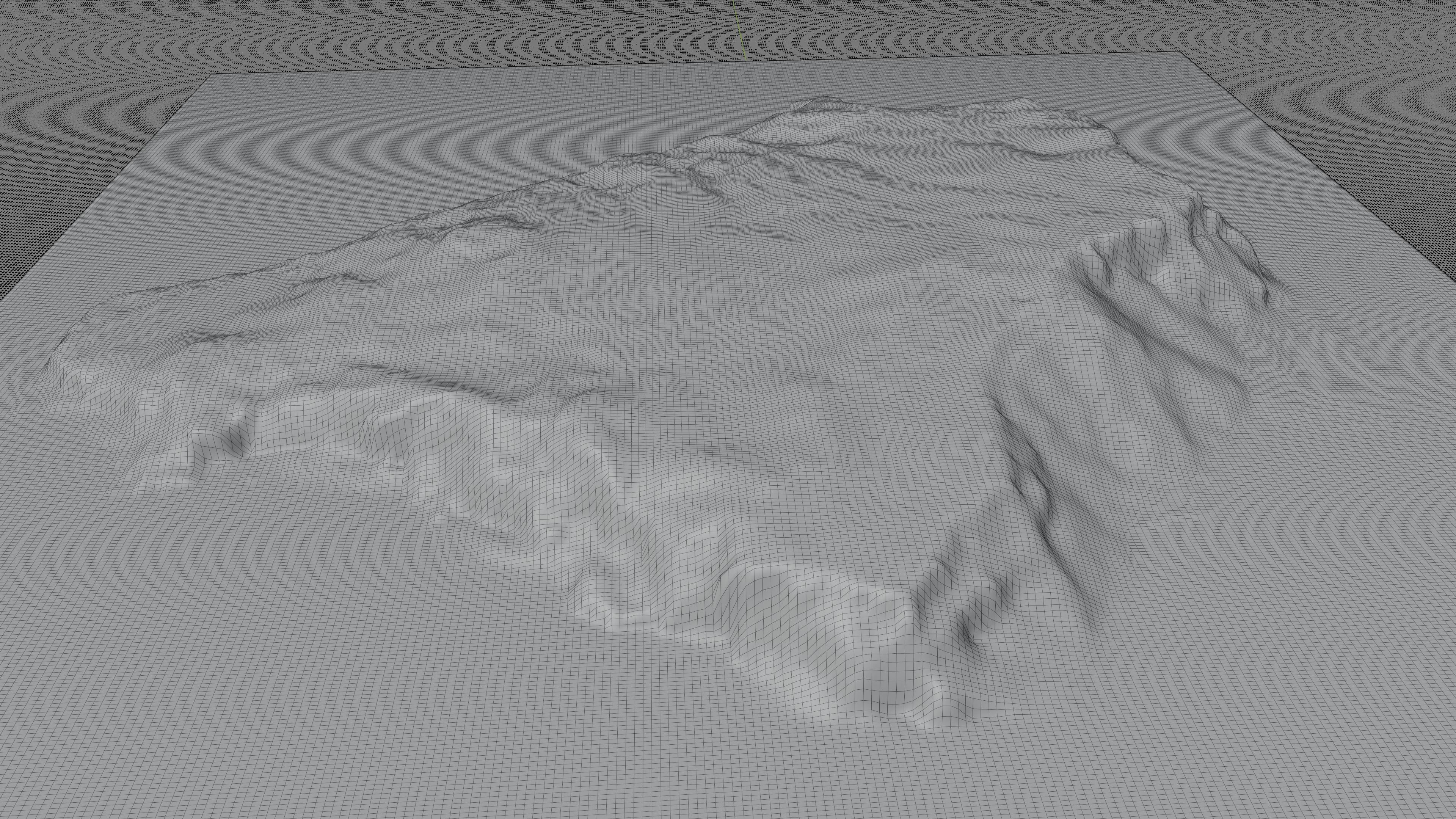 Inaccessible Island 3d Model Terrain Low-poly 3D model_6
