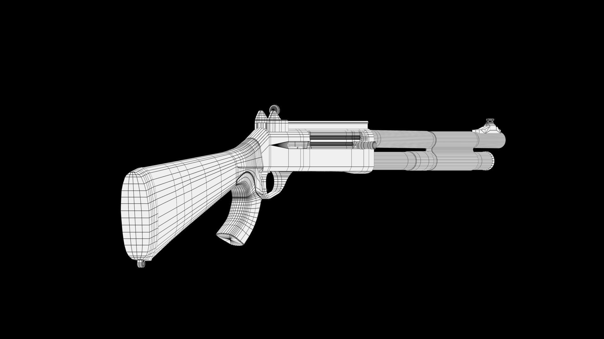 Benelli 3D model_7