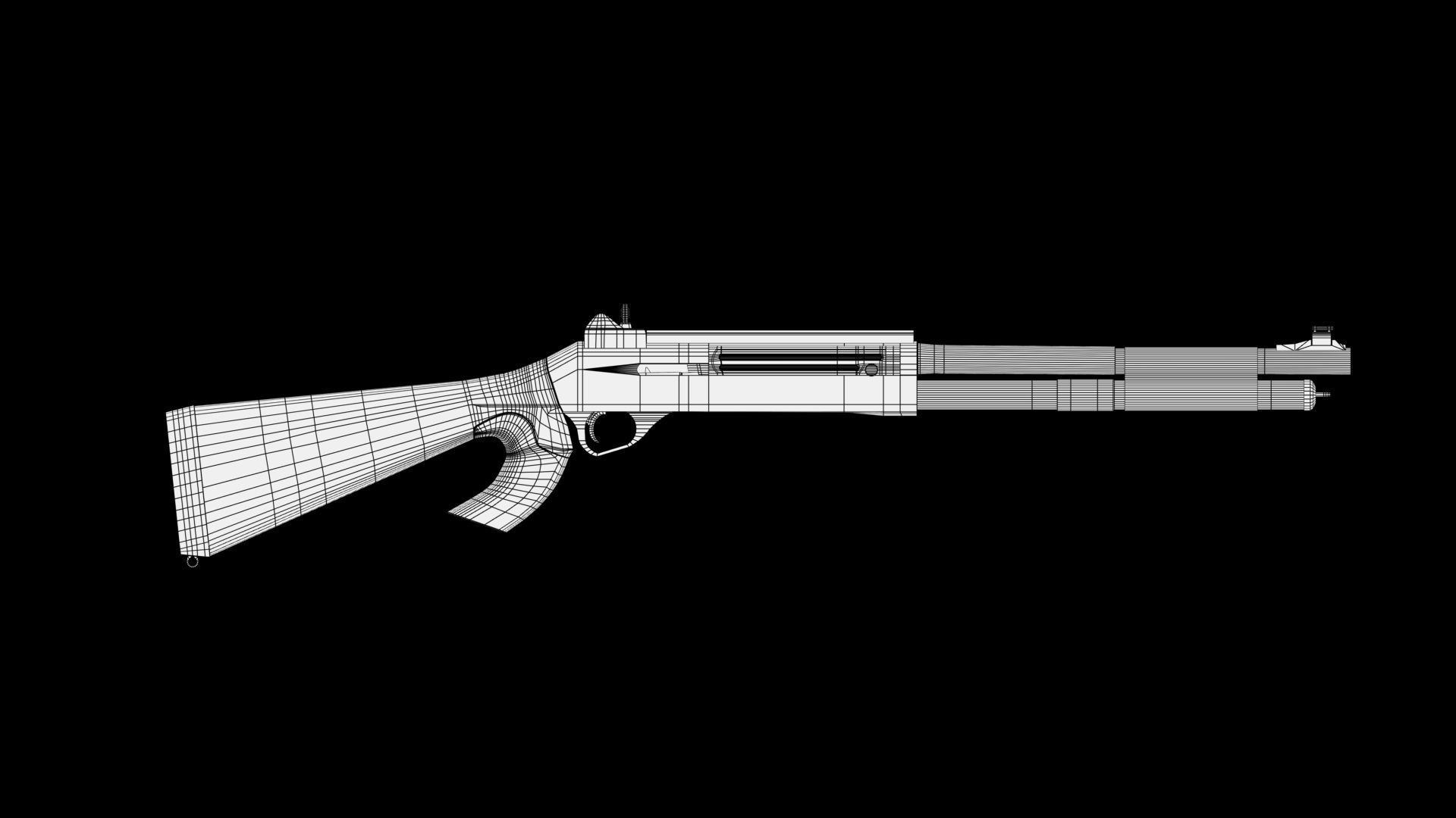 Benelli 3D model_6