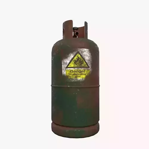 Cylinder Low-poly 3D model