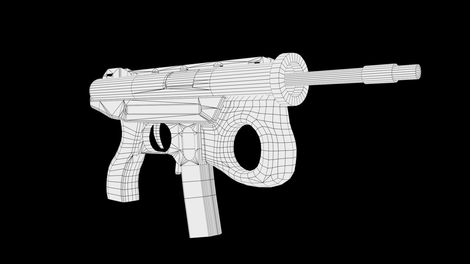 Smg gun 3D model_8
