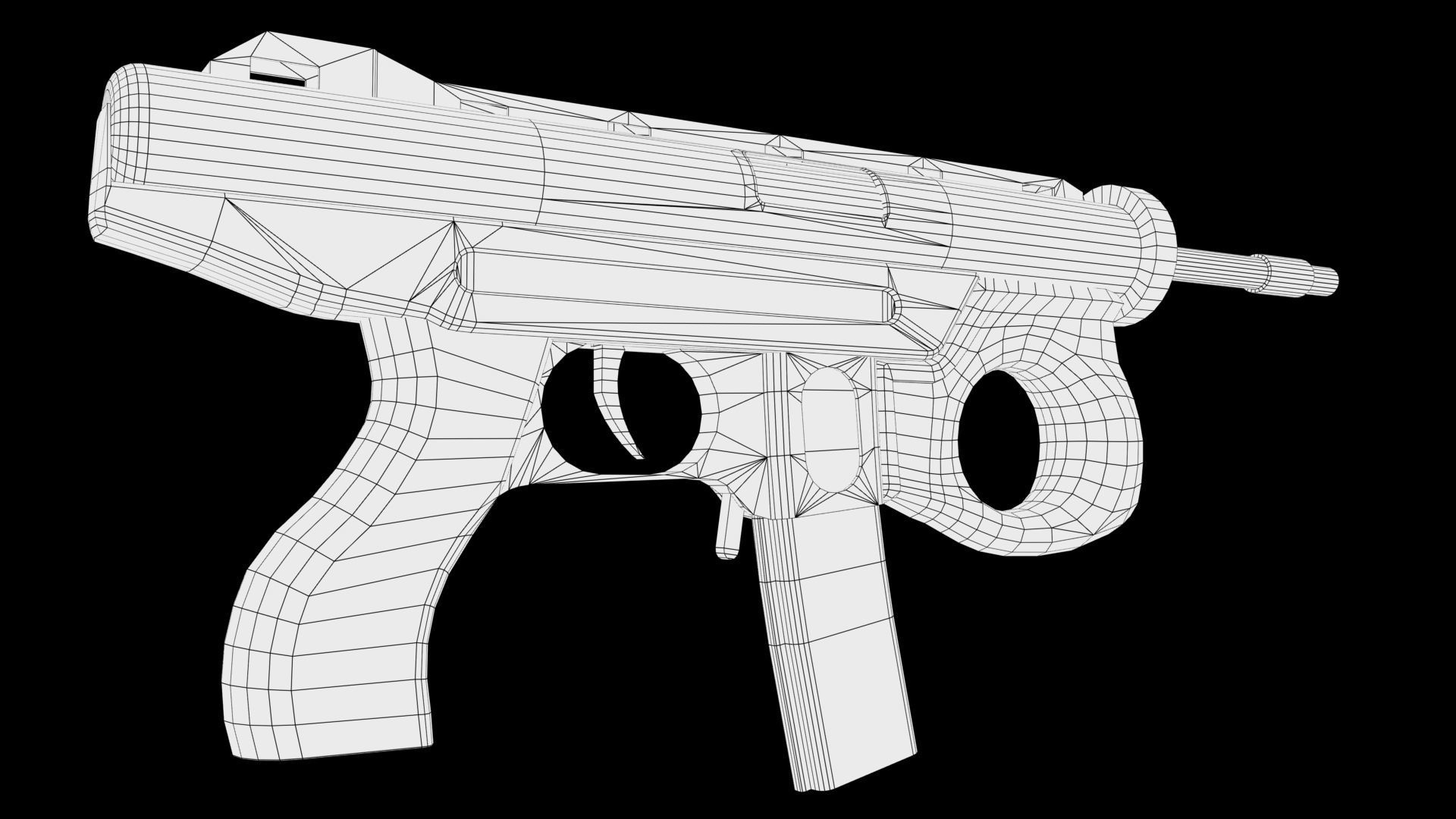 Smg gun 3D model_9