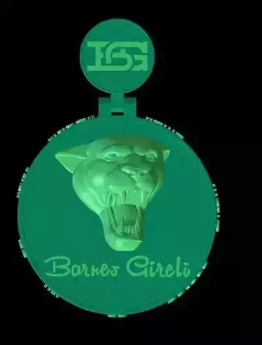 Lion Pendant CAD files  3D print model