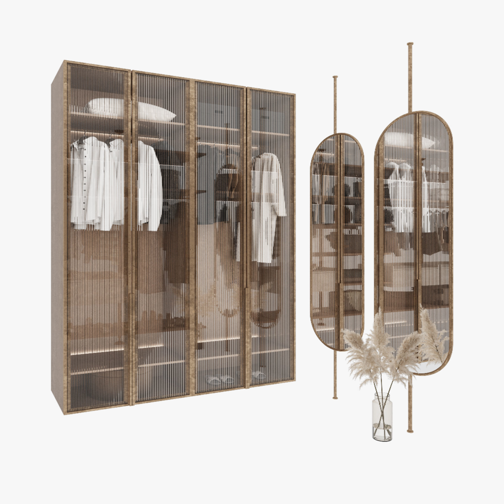 Wardrobe 3D model_4