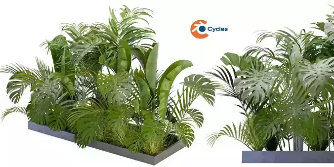 Collection plant vol 300 - blender model 