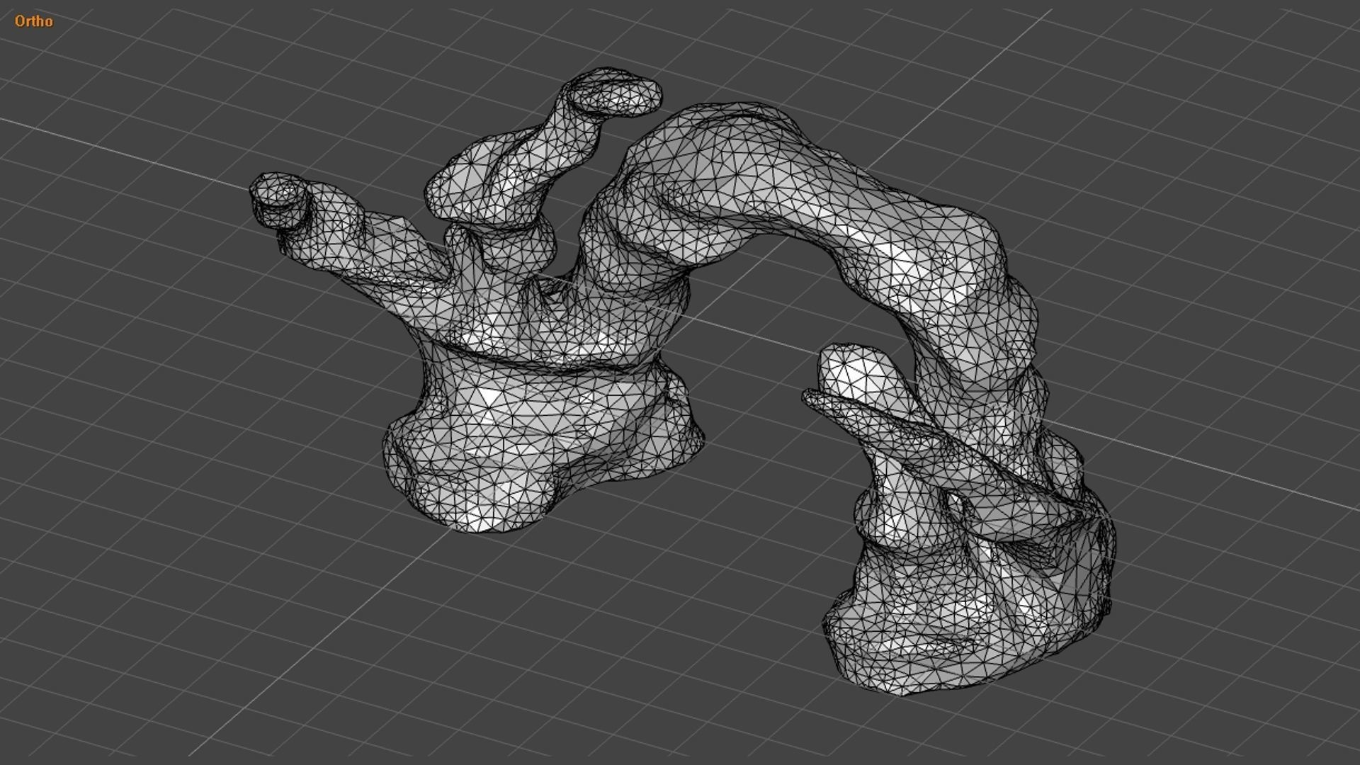 Cave Arch - Moss 1 Low-poly 3D model_12