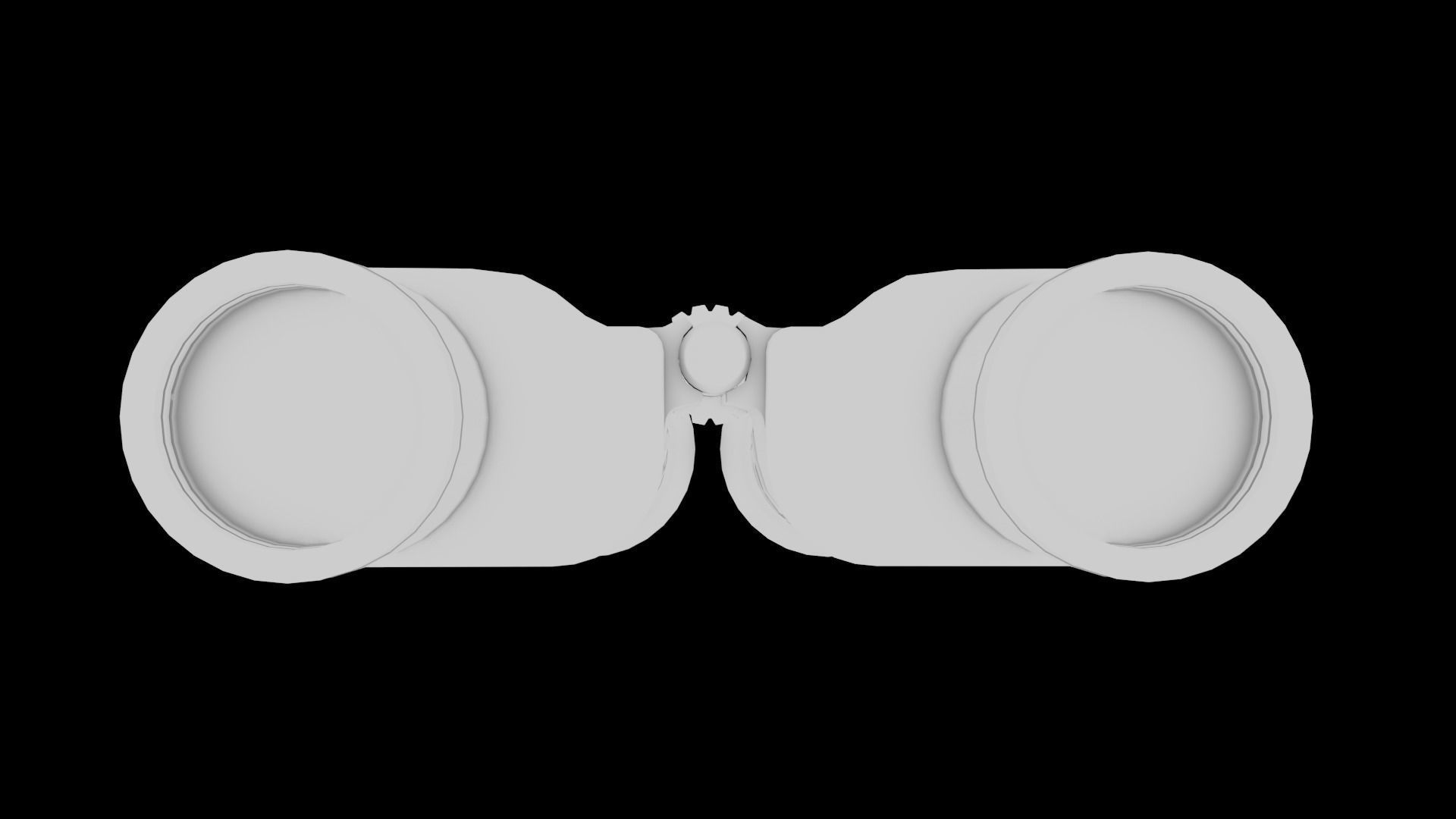 Soviet Field Binocular Low-poly 3D model_12