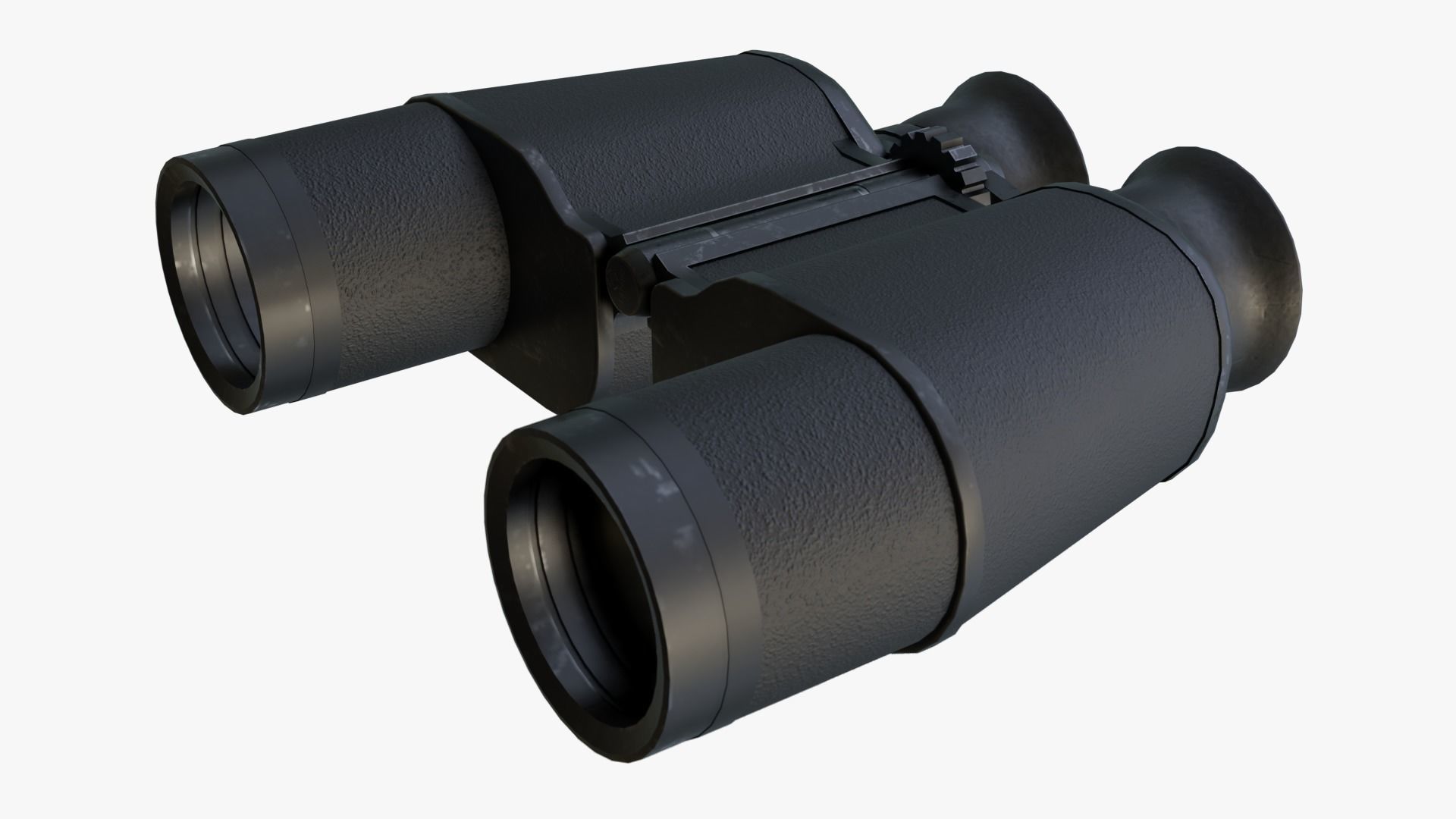 Soviet Field Binocular Low-poly 3D model_7