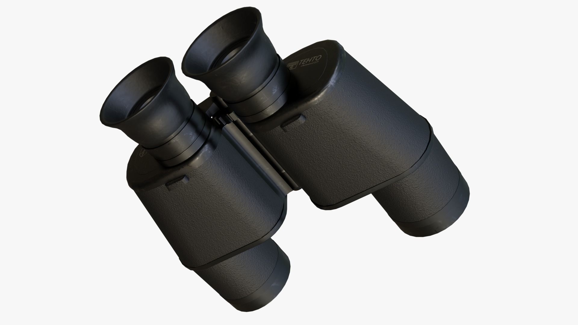Soviet Field Binocular Low-poly 3D model_6