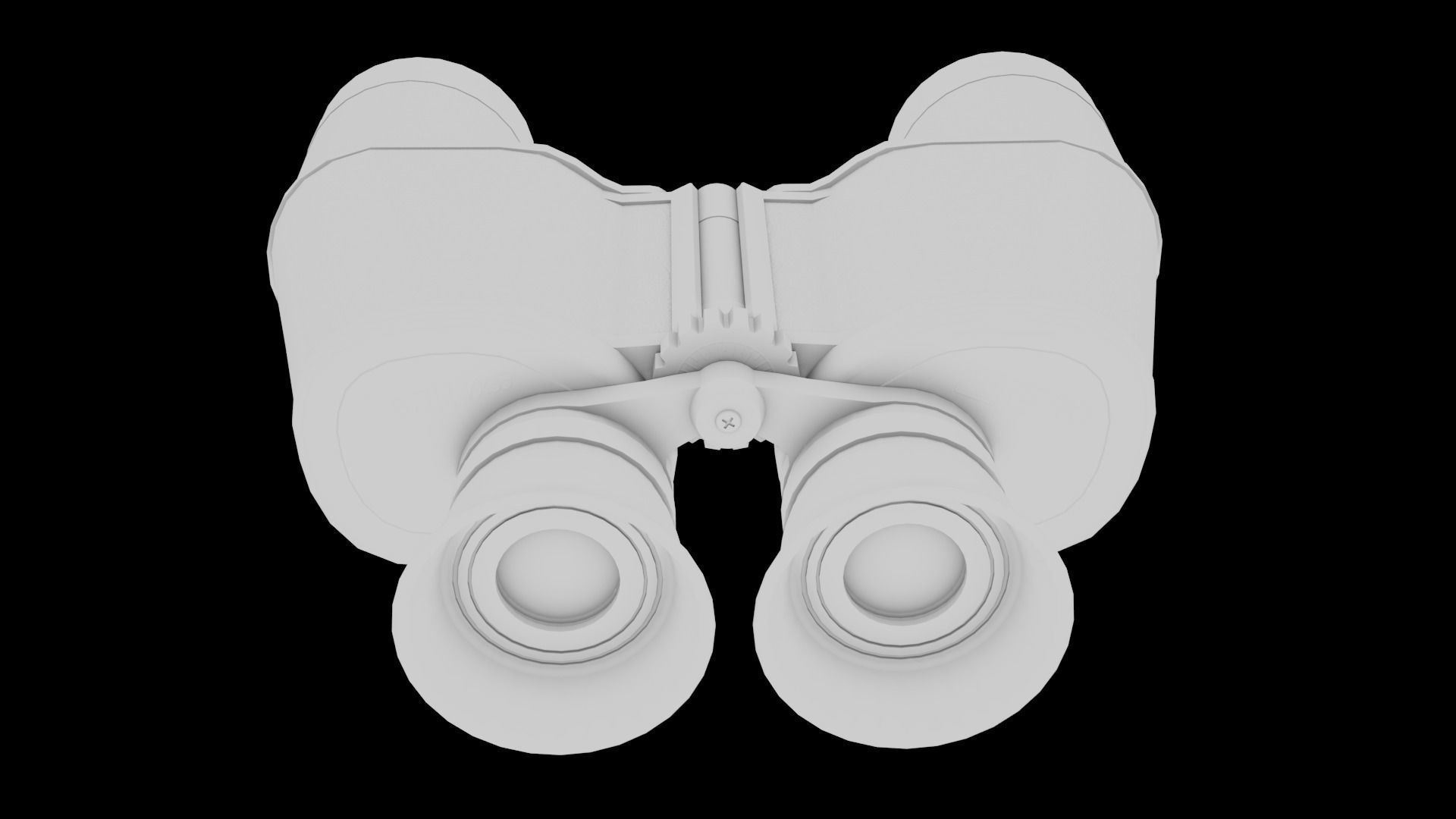 Soviet Field Binocular Low-poly 3D model_14