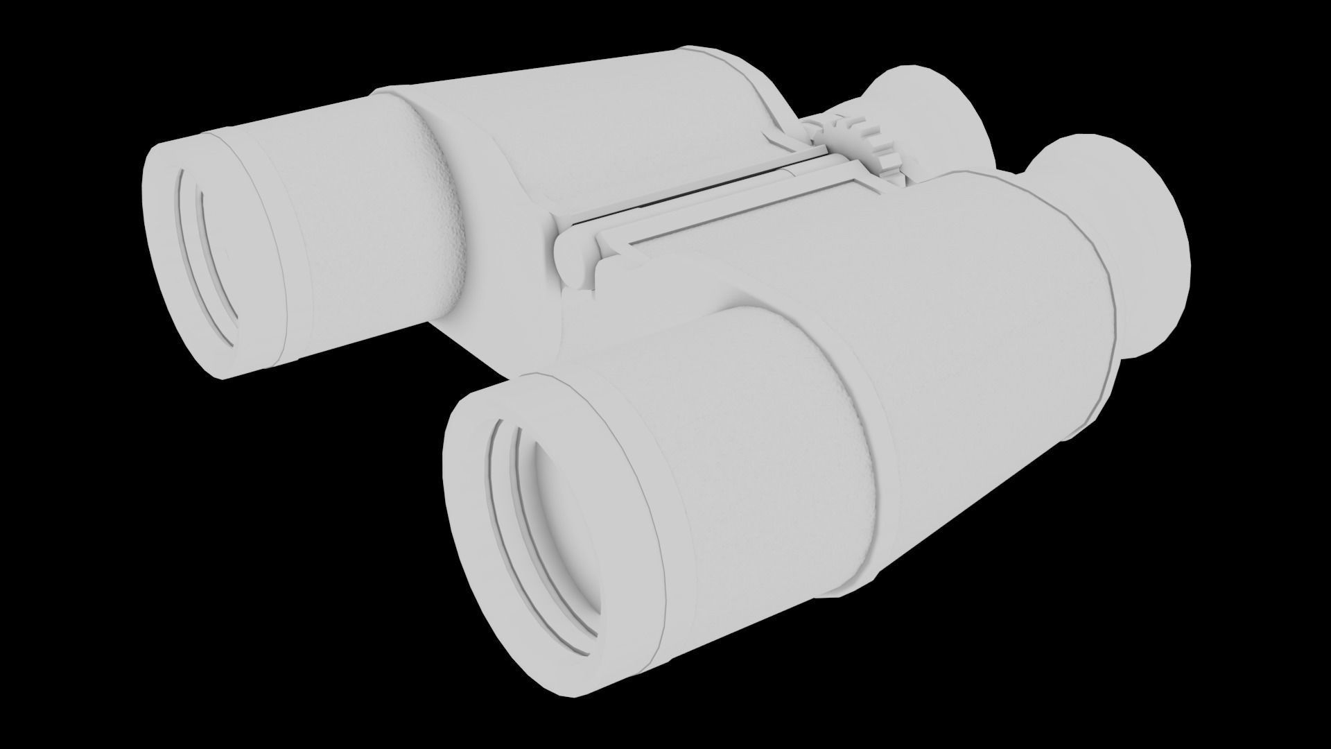 Soviet Field Binocular Low-poly 3D model_16