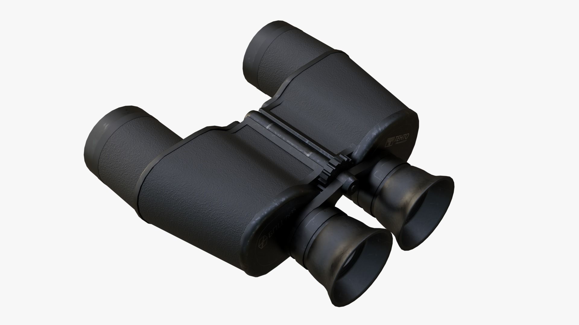 Soviet Field Binocular Low-poly 3D model_5