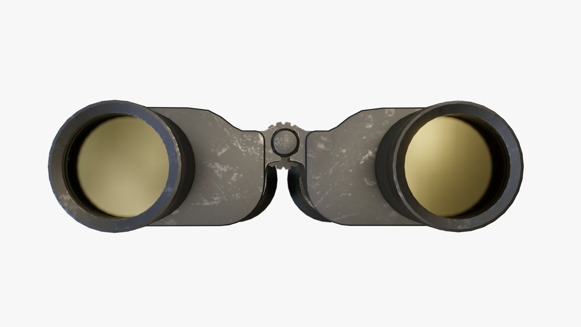 Soviet Field Binocular Low-poly 3D model_8