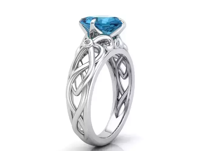 Celtic ring 3D print model