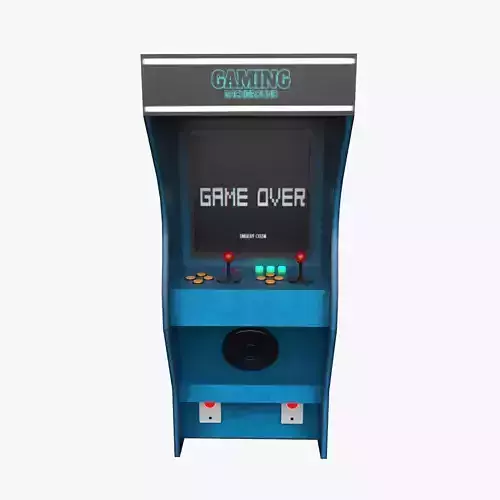 Arcade Games Low-poly 3D model