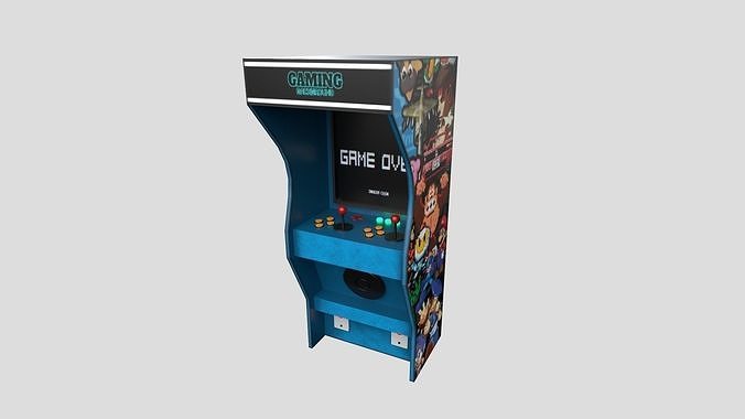 Arcade Games Low-poly 3D model 3