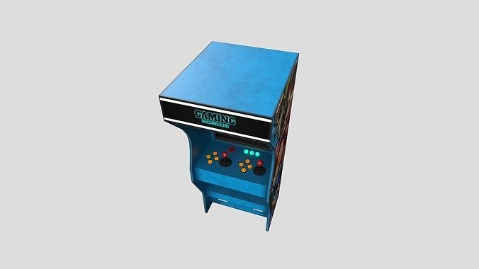 Arcade Games Low-poly 3D model 6