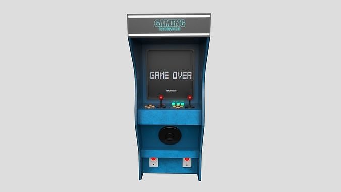 Arcade Games Low-poly 3D model 2