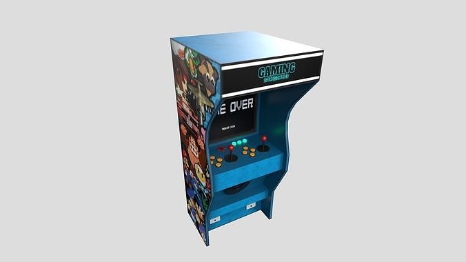 Arcade Games Low-poly 3D model 4