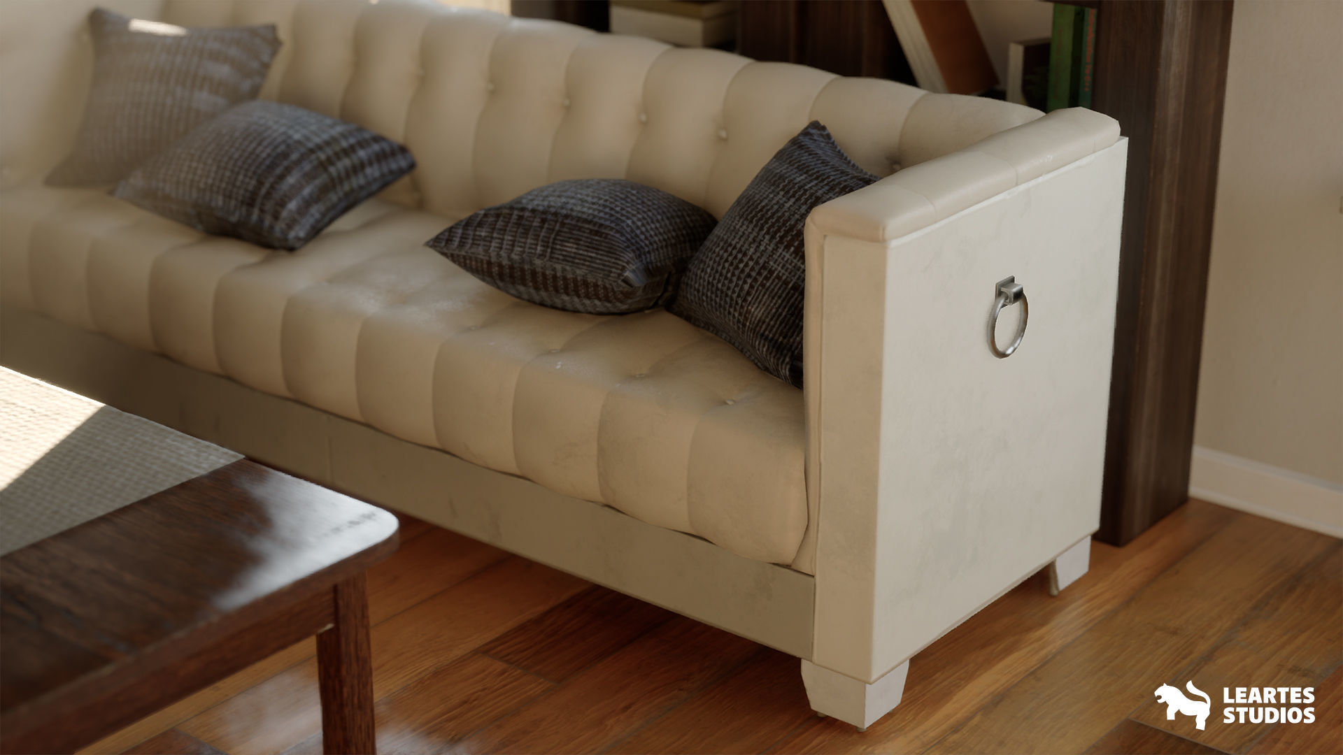 English Cottage Interior Low-poly 3D model_5