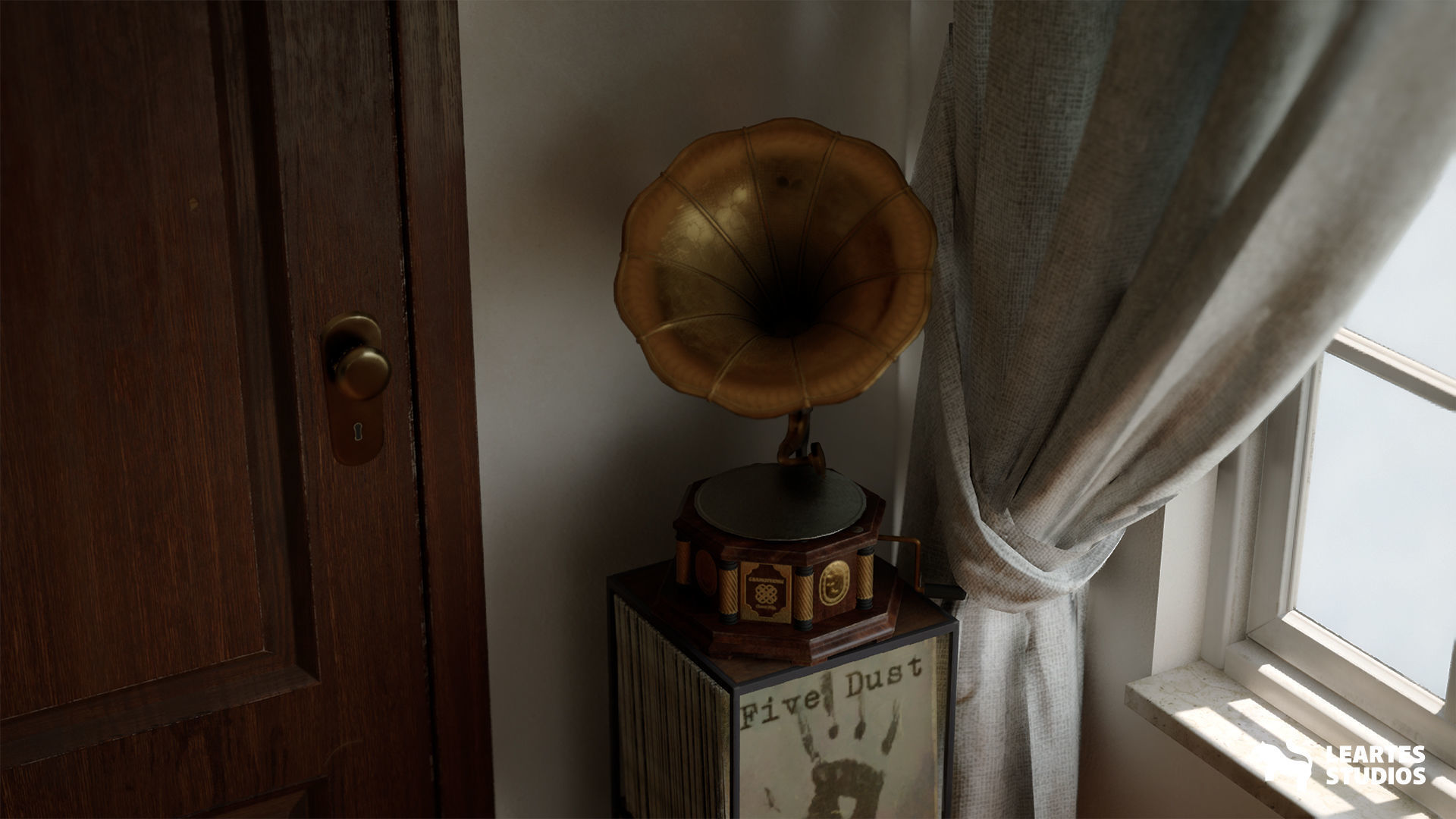 English Cottage Interior Low-poly 3D model_7