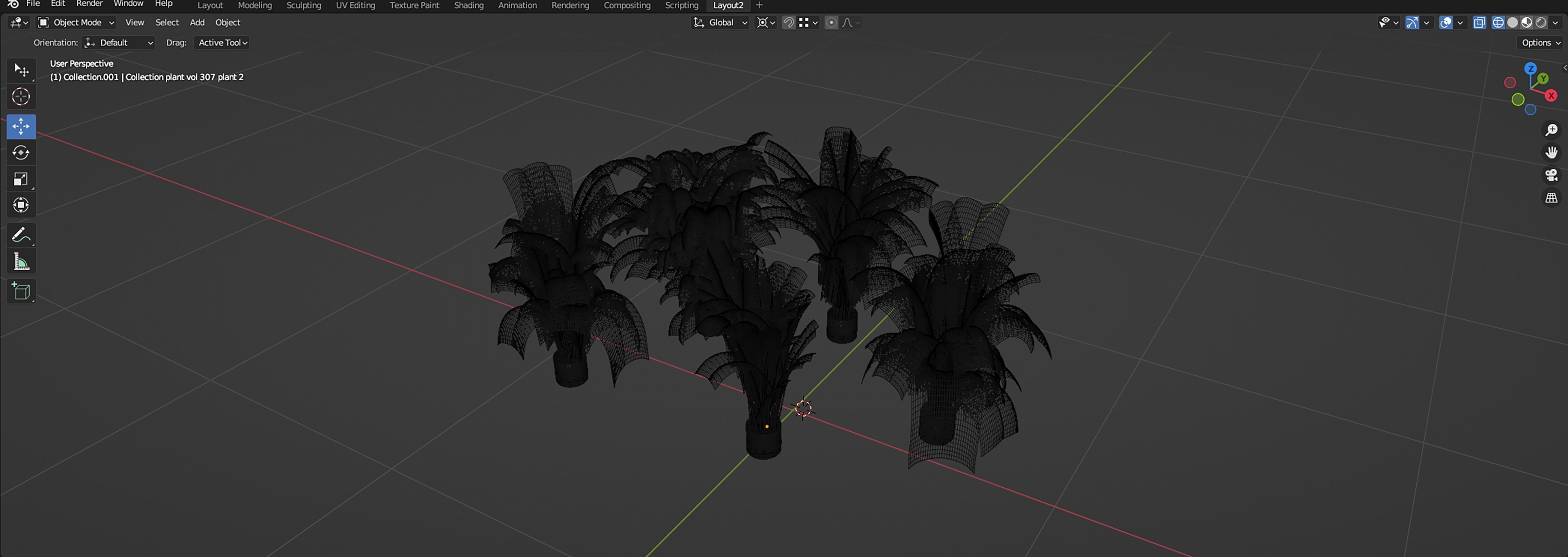 Collection plant vol 307 - blender model 3D model_7