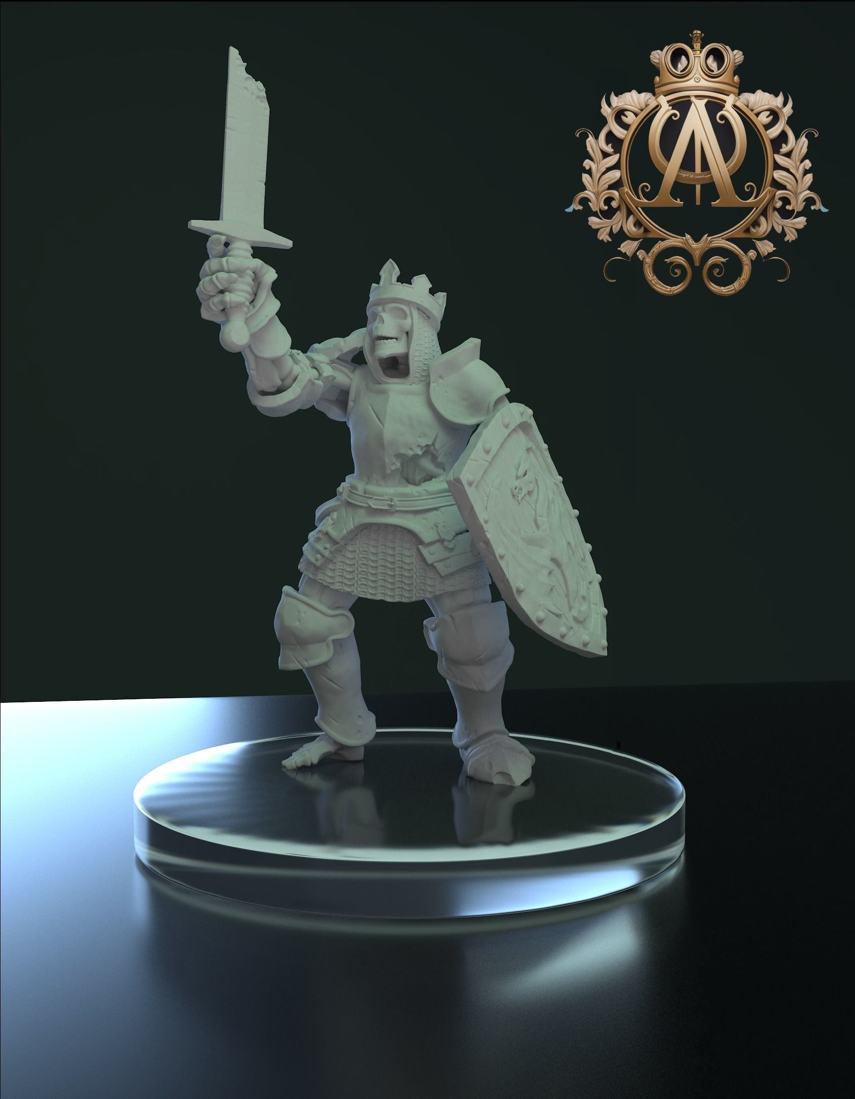 Undead  Knight 3D print model_6