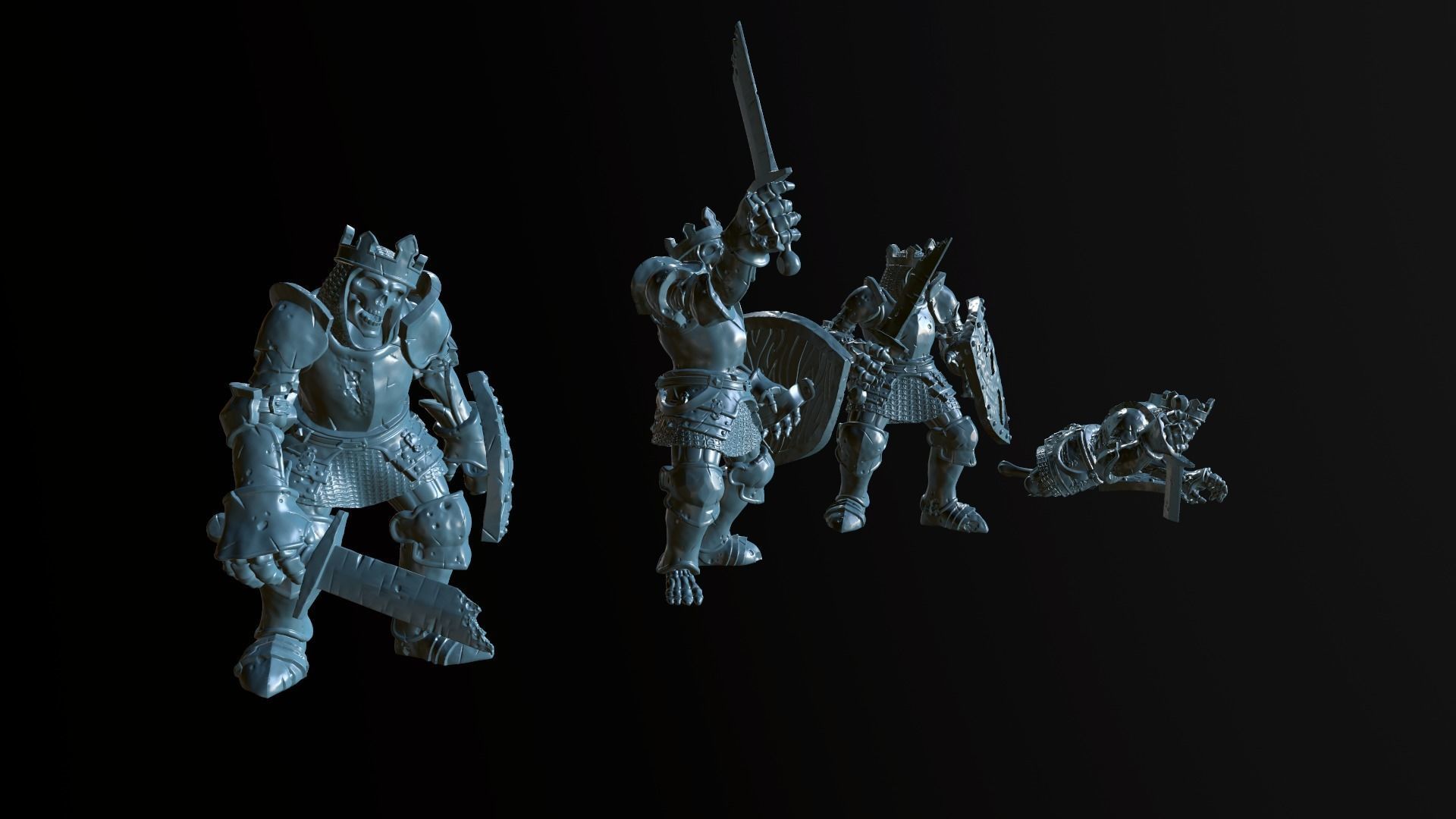 Undead  Knight 3D print model_9