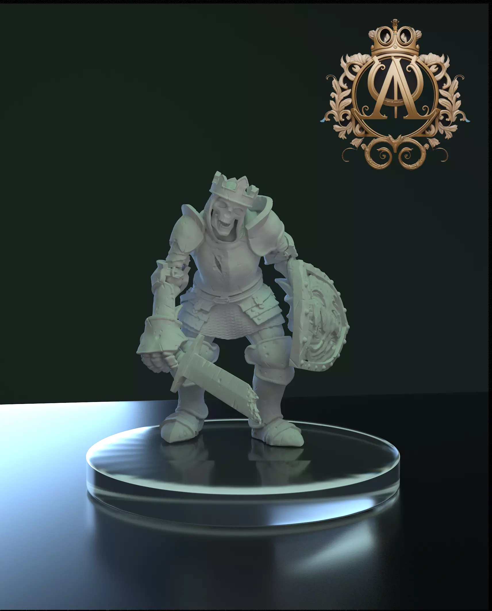 Undead  Knight 3D print model_0