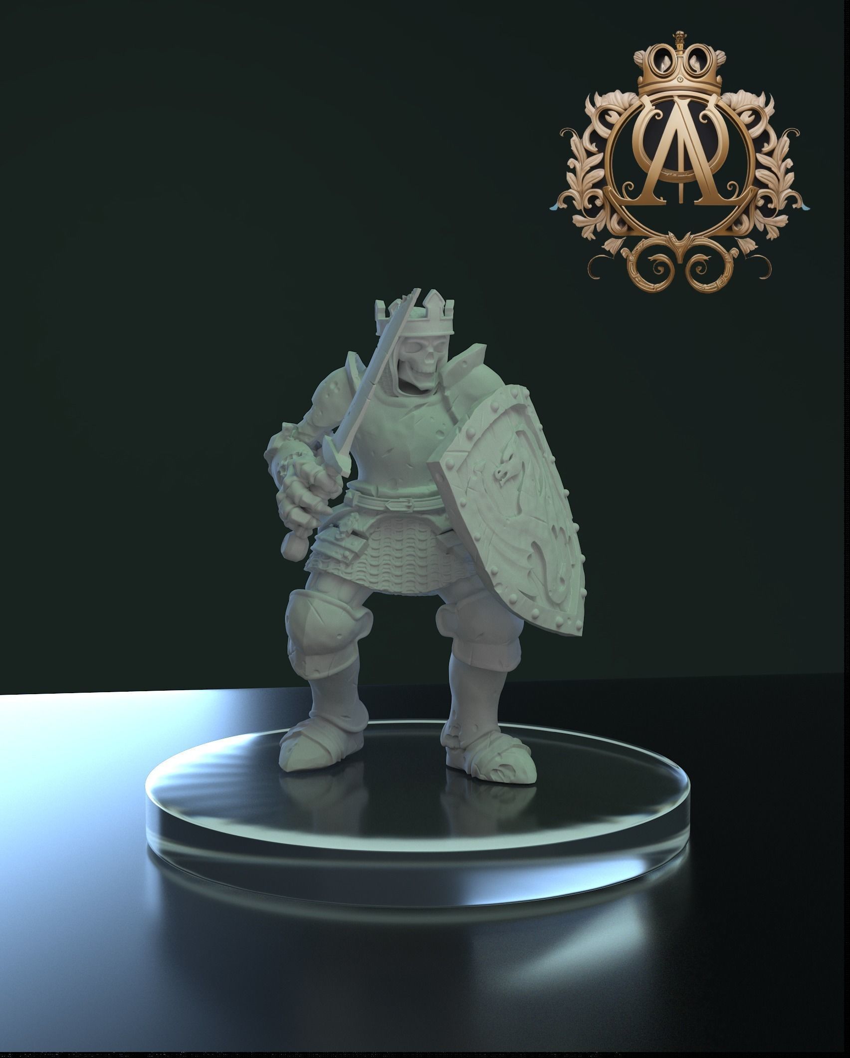 Undead  Knight 3D print model_7