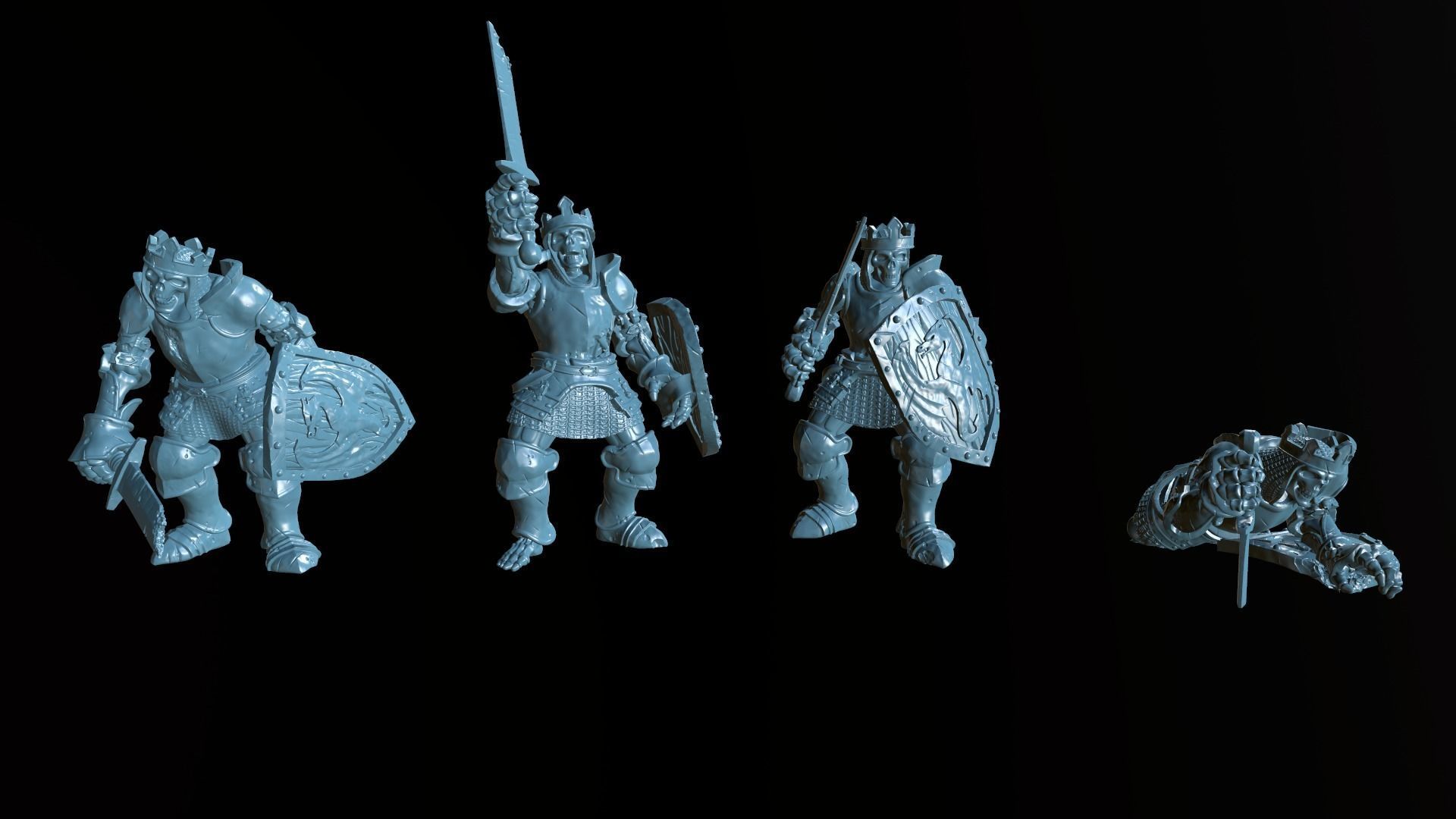 Undead  Knight 3D print model_8
