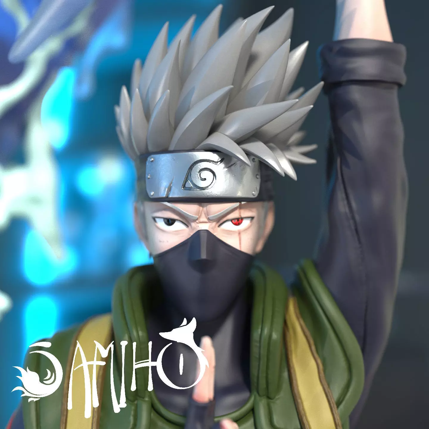 Samiho Studios - Kakashi VS Zabuza - STLs ready for printing 3D print model