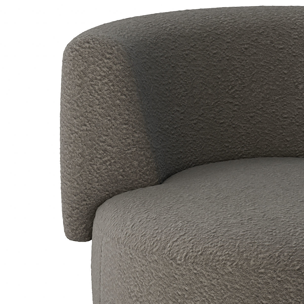 Lek armchair 3D model_2