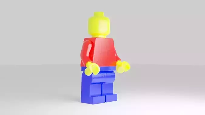 Lego classic minifig 3D model