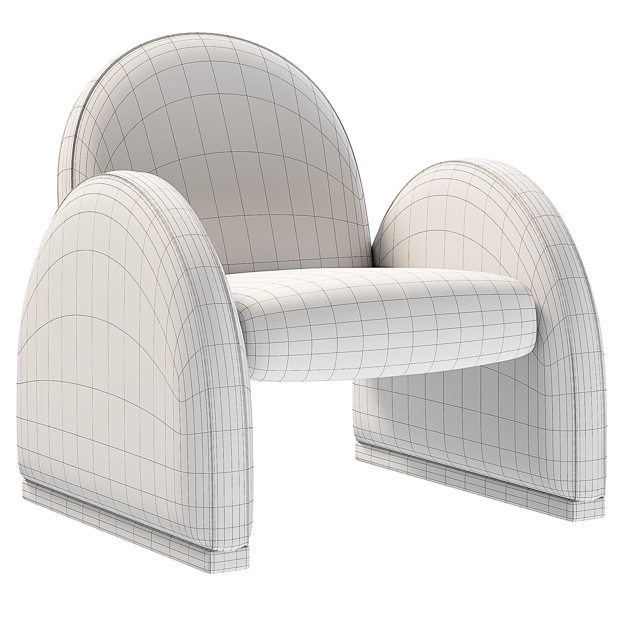 Nicola chair 3D model_2
