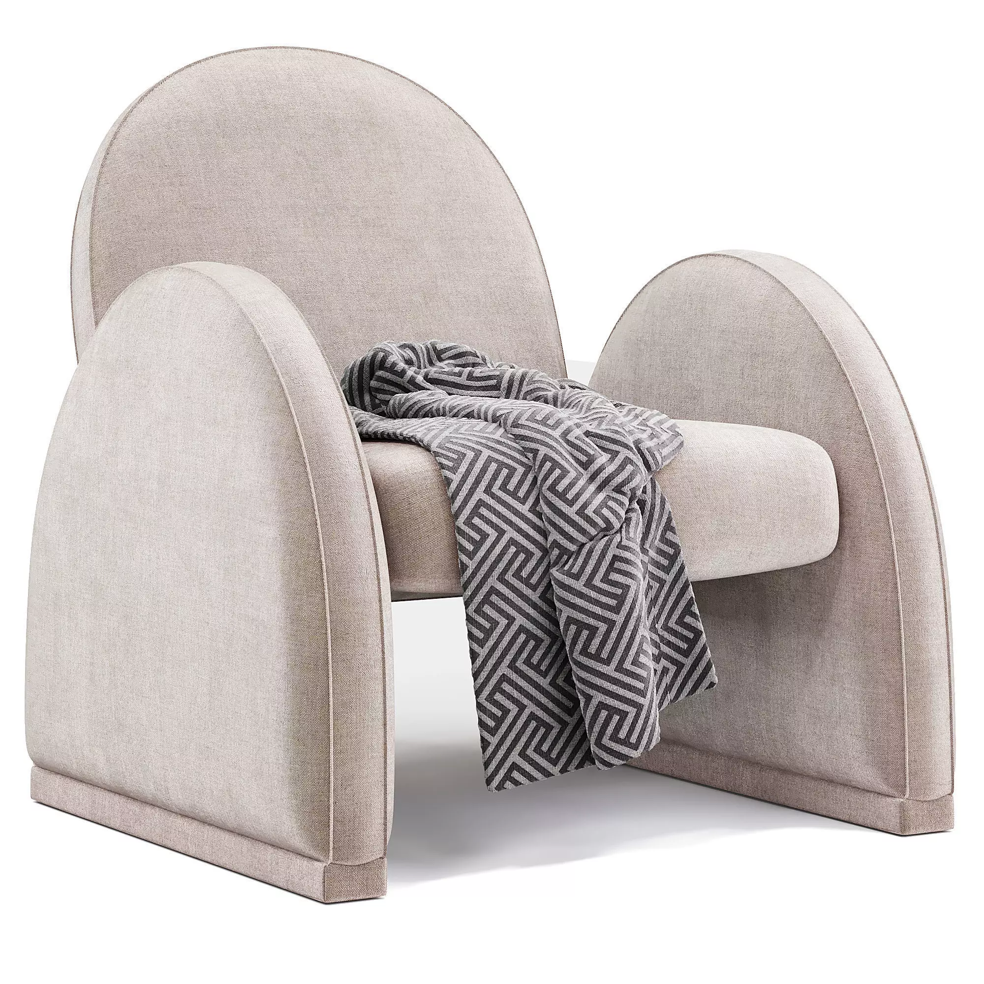 Nicola chair 3D model_0