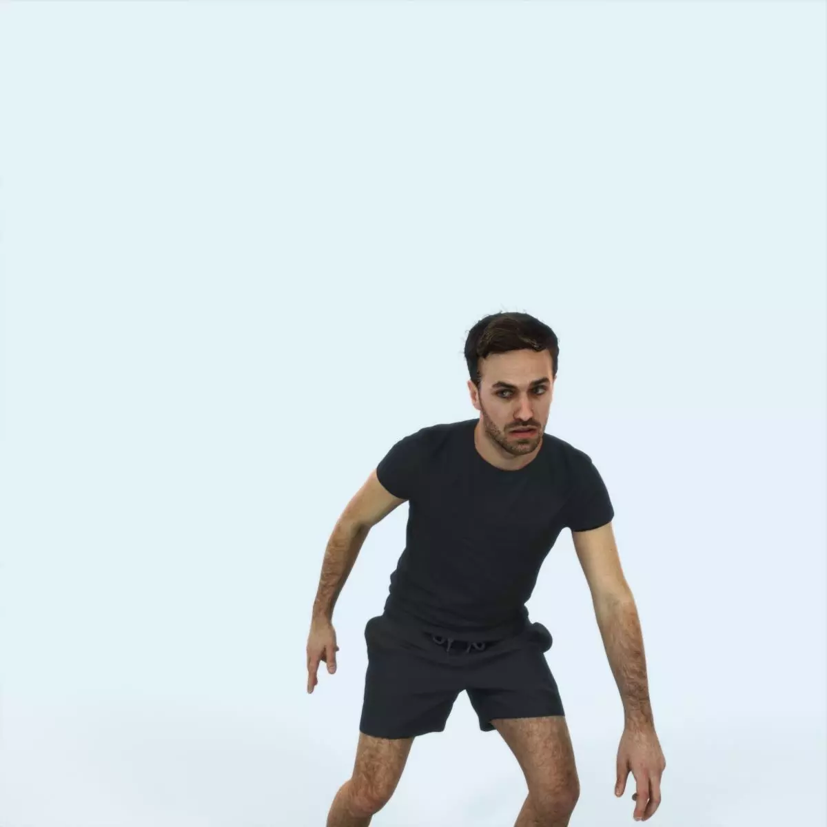 Flow 09B Changing Direction Sports Football Man Low-poly 3D model_0