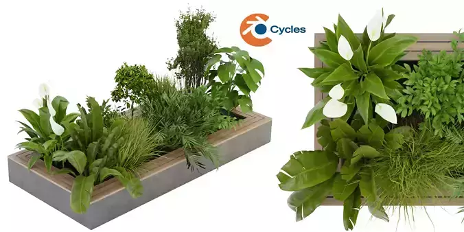 Collection plant vol 313 - blender model