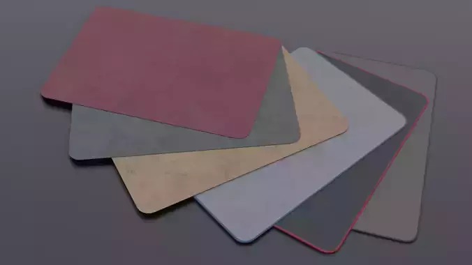 Mouse pad 20x30 cm Low-poly 3D model