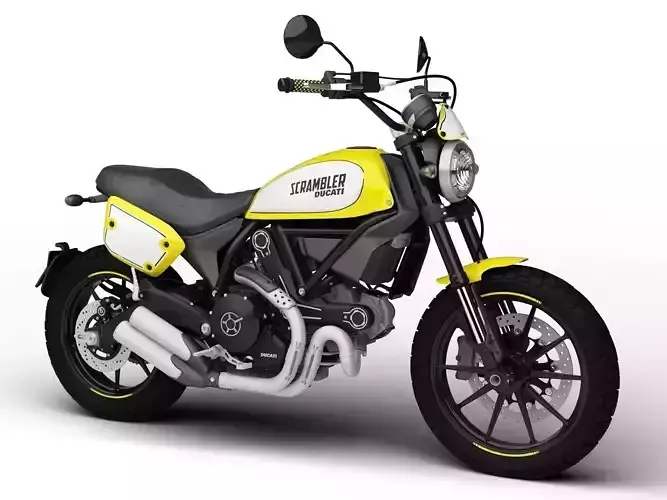 Ducati Scrambler Flat Track Pro 2016 3D model