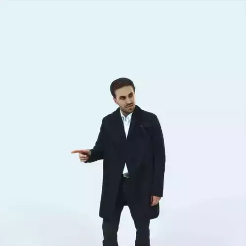 Flow 09B walking Elegant Winter Man