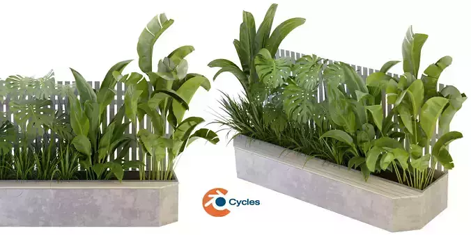 Collection plant vol 317 - blender model 