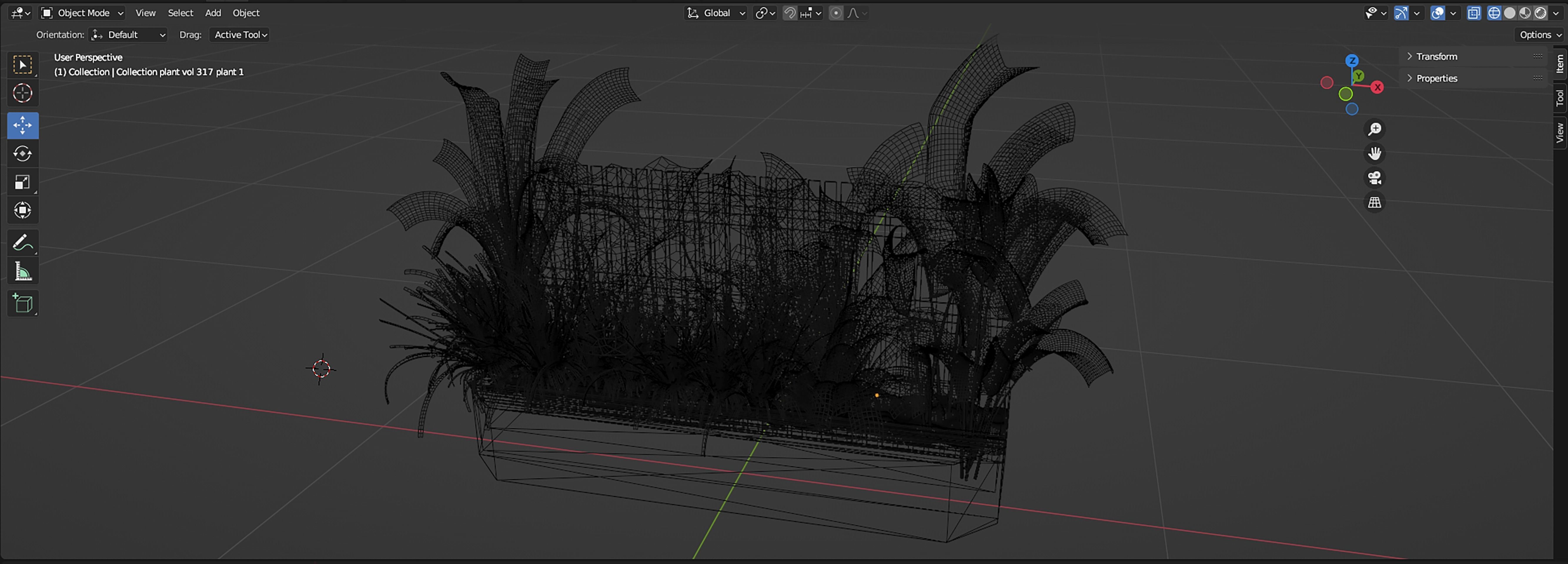 Collection plant vol 317 - blender model  3D model_7