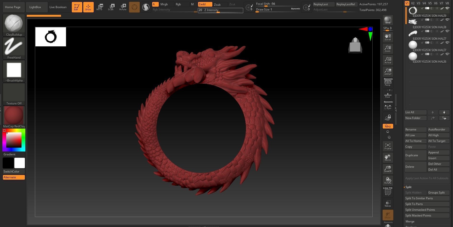 DRAGON RING 3D print model_4