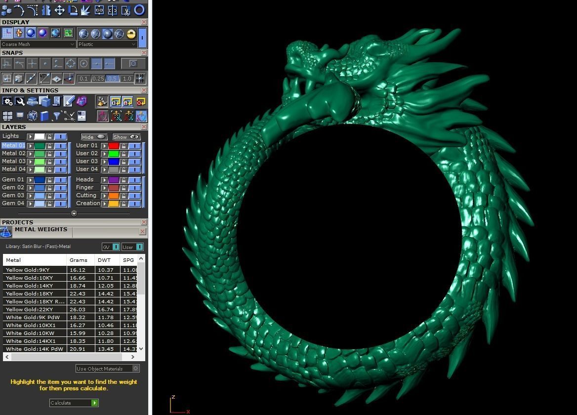 DRAGON RING 3D print model_10