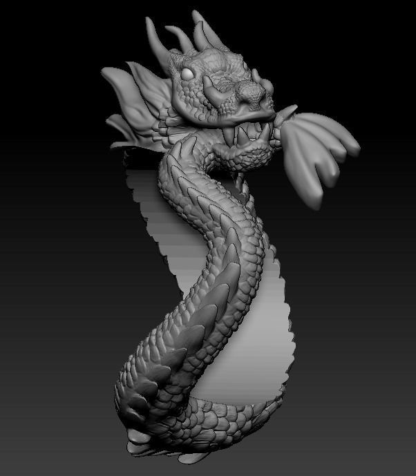 DRAGON RING 3D print model_7