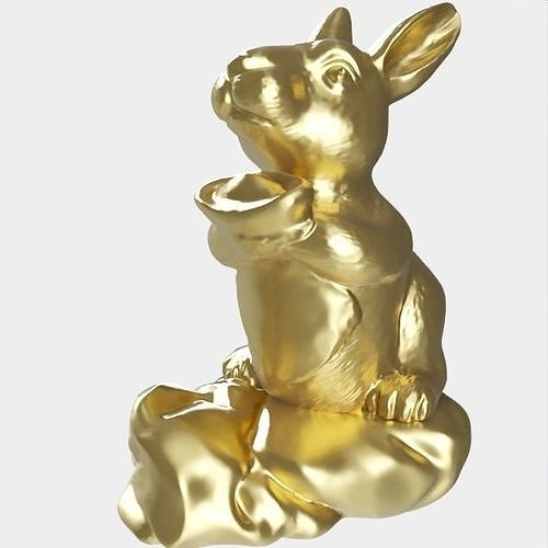 4- Zodiac Sign- Rabbit 3D model