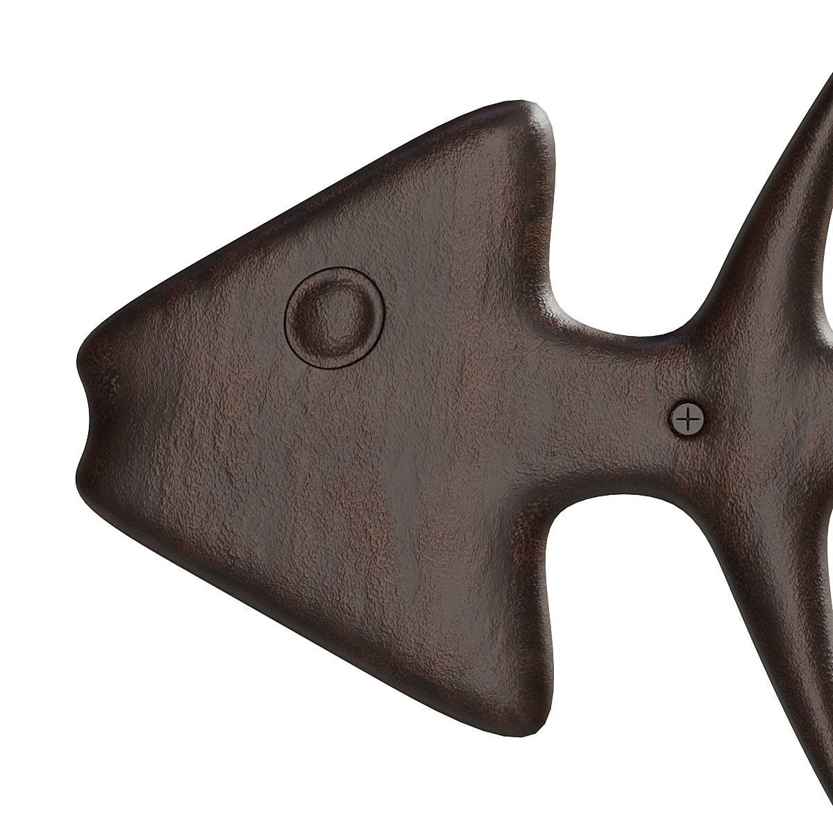 Fish Sceleton Low-poly 3D model_1