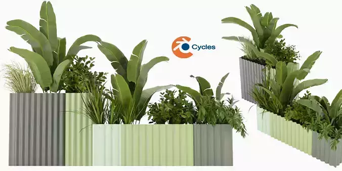 Collection plant vol 318 - blender model 